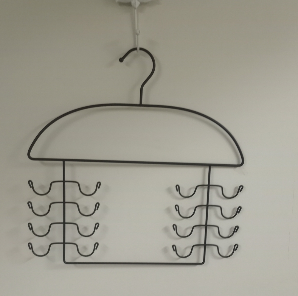 2 steel closet  organizers hangers for tops, tanks, bras and cami. Never used - Picture 2 of 3